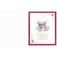 Handsome Husband Handmade Me to You Bear Valentine's Day Card Extra Image 1 Preview